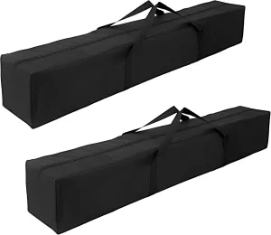 2 Pack 59 Inch Camp Chair Bag Replaement Camp Table Bag Folding Chair Bag 600D Oxford Large Space Zipper Closure with Double Handle (2, 59 * 7.8 * 7.8Inch)