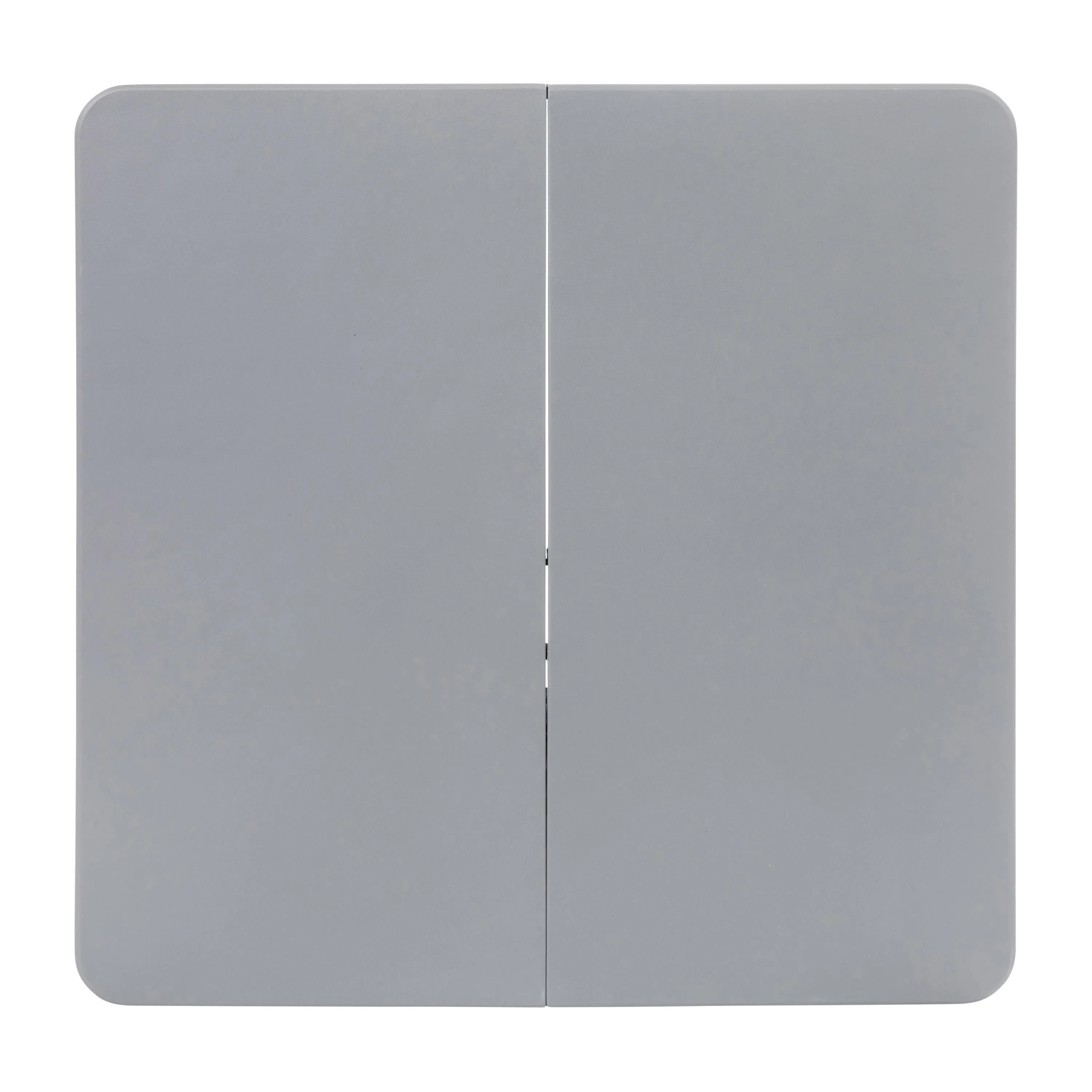 2.83-Foot Square Bi-Fold Plastic Folding Table with Carrying Handle