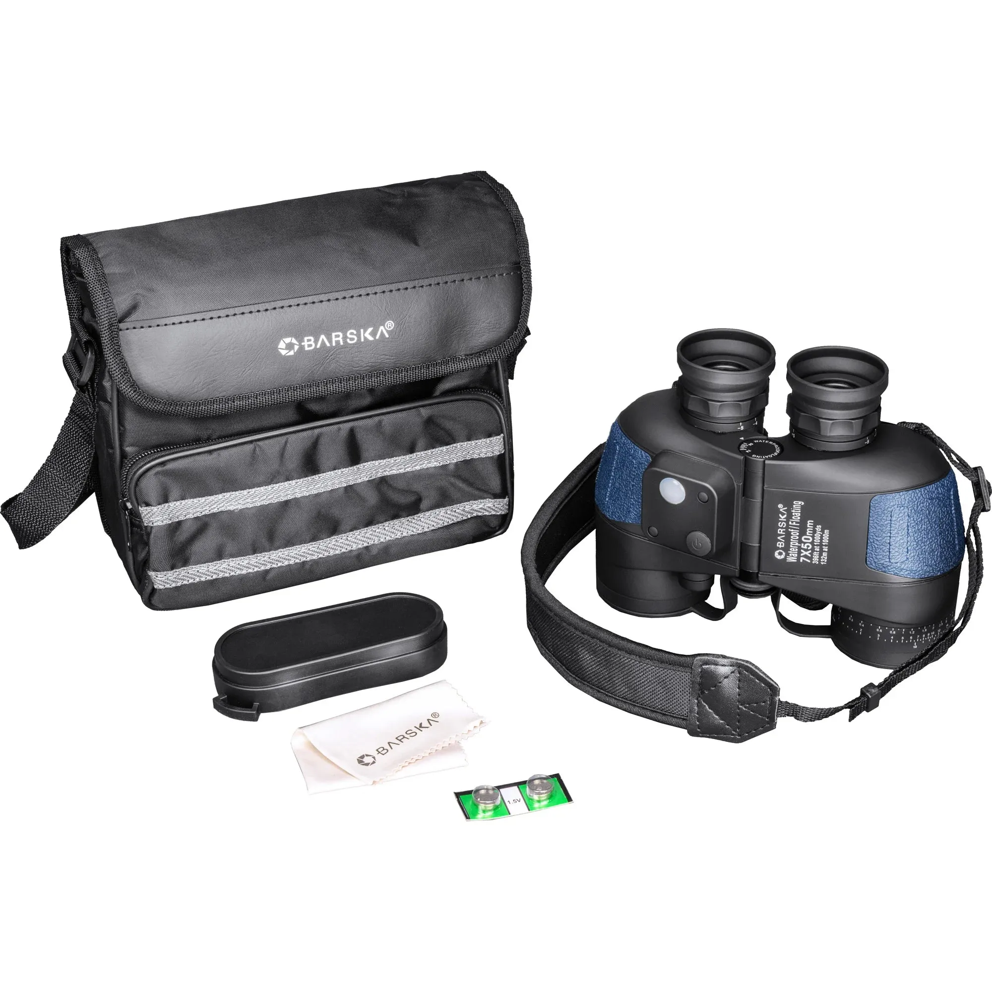 7x50mm Deep Sea Floating Waterproof Range Finding Compass Reticle Binoculars | AB10798