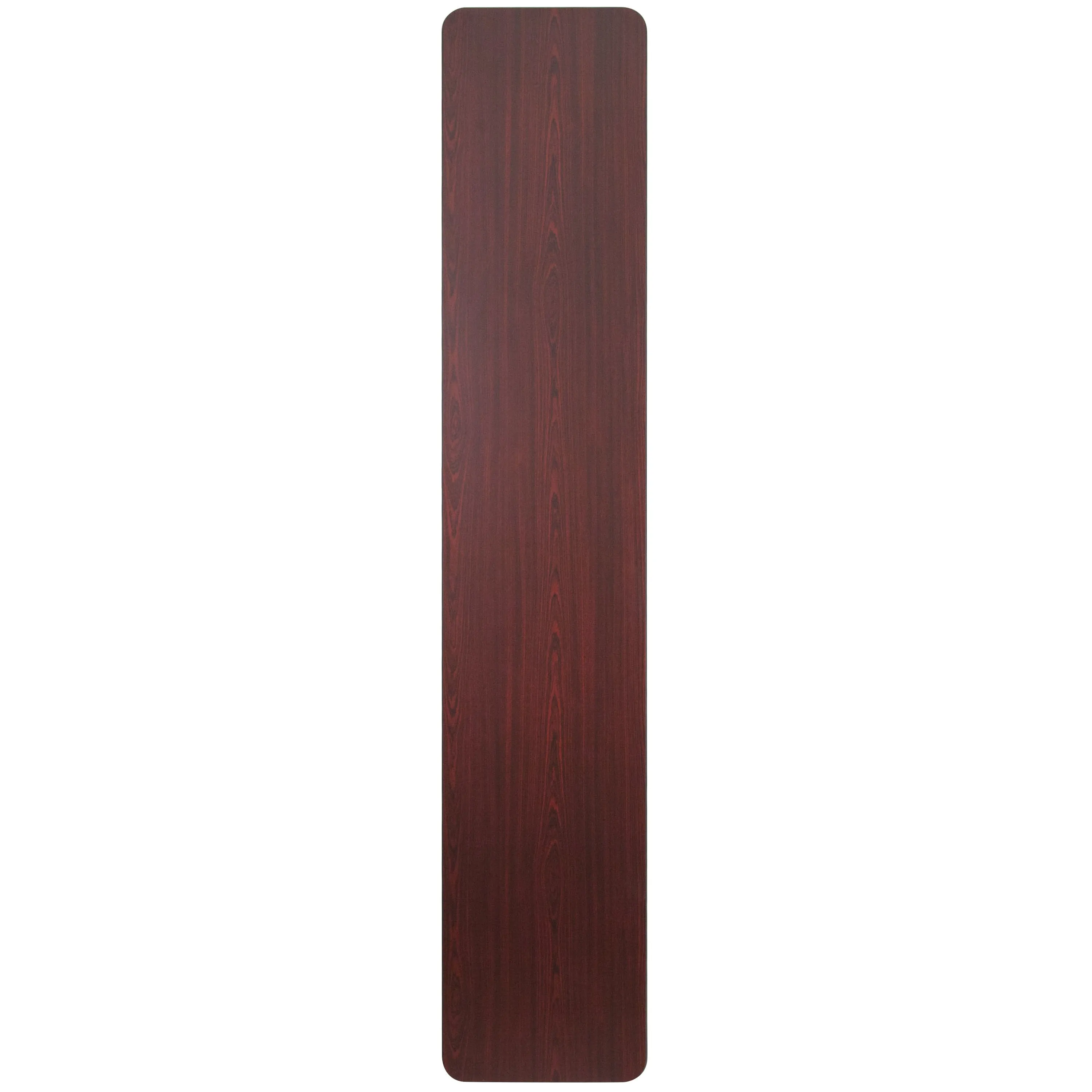 8-Foot High Pressure Mahogany Laminate Folding Training Table