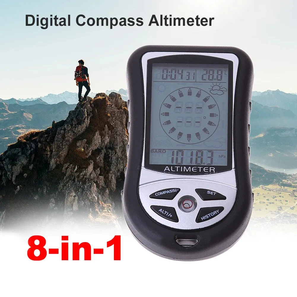 8-in-1 Electronic Handheld Compass