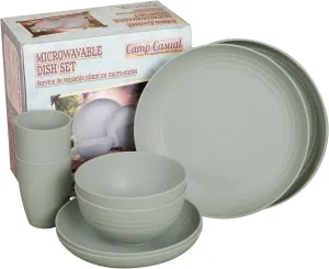 8-Piece Outdoor Dinnerware Set - Mountain Sage