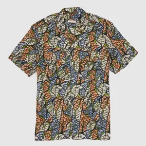 A.B.C.L Short Sleeve Printed Camp Collar Shirt