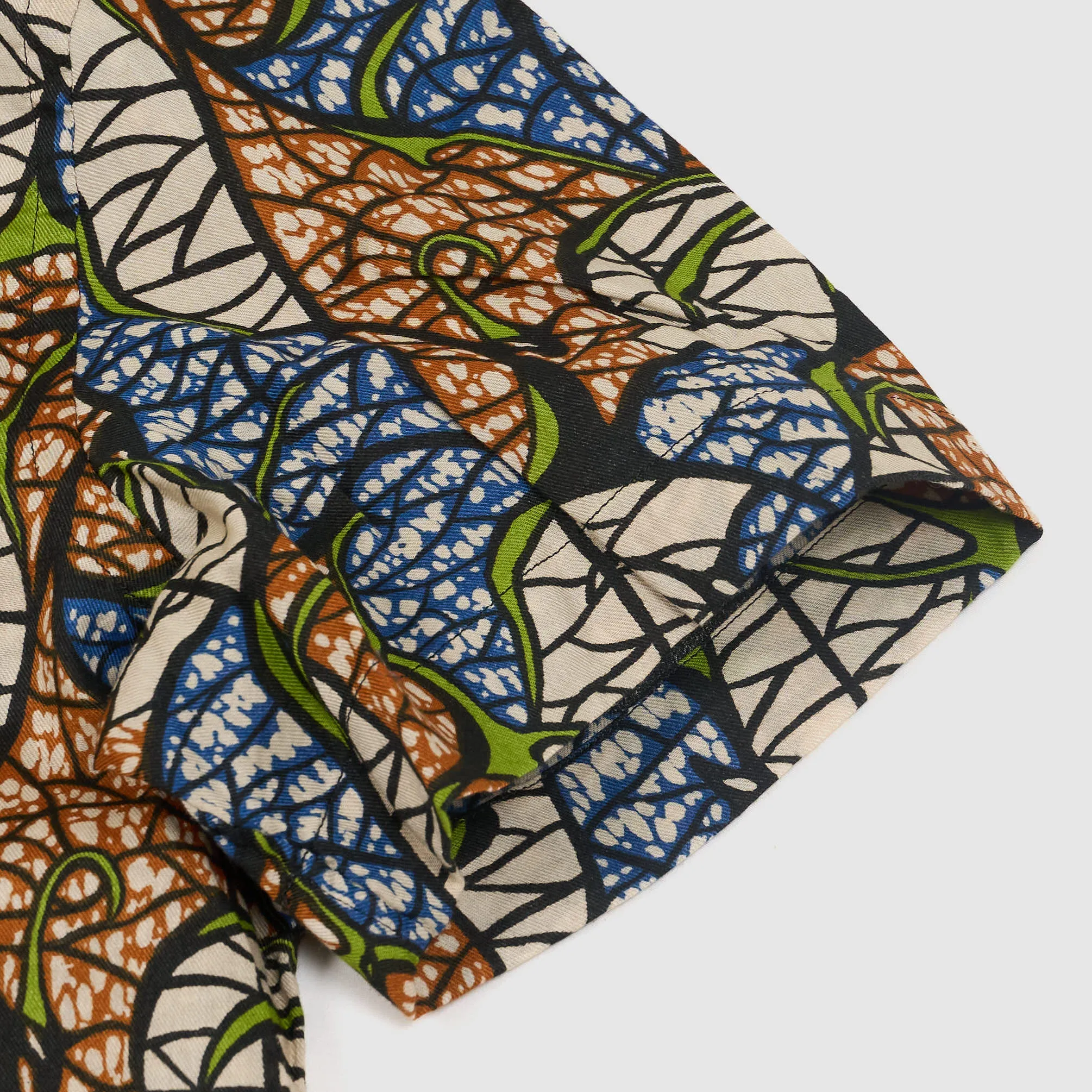 A.B.C.L Short Sleeve Printed Camp Collar Shirt