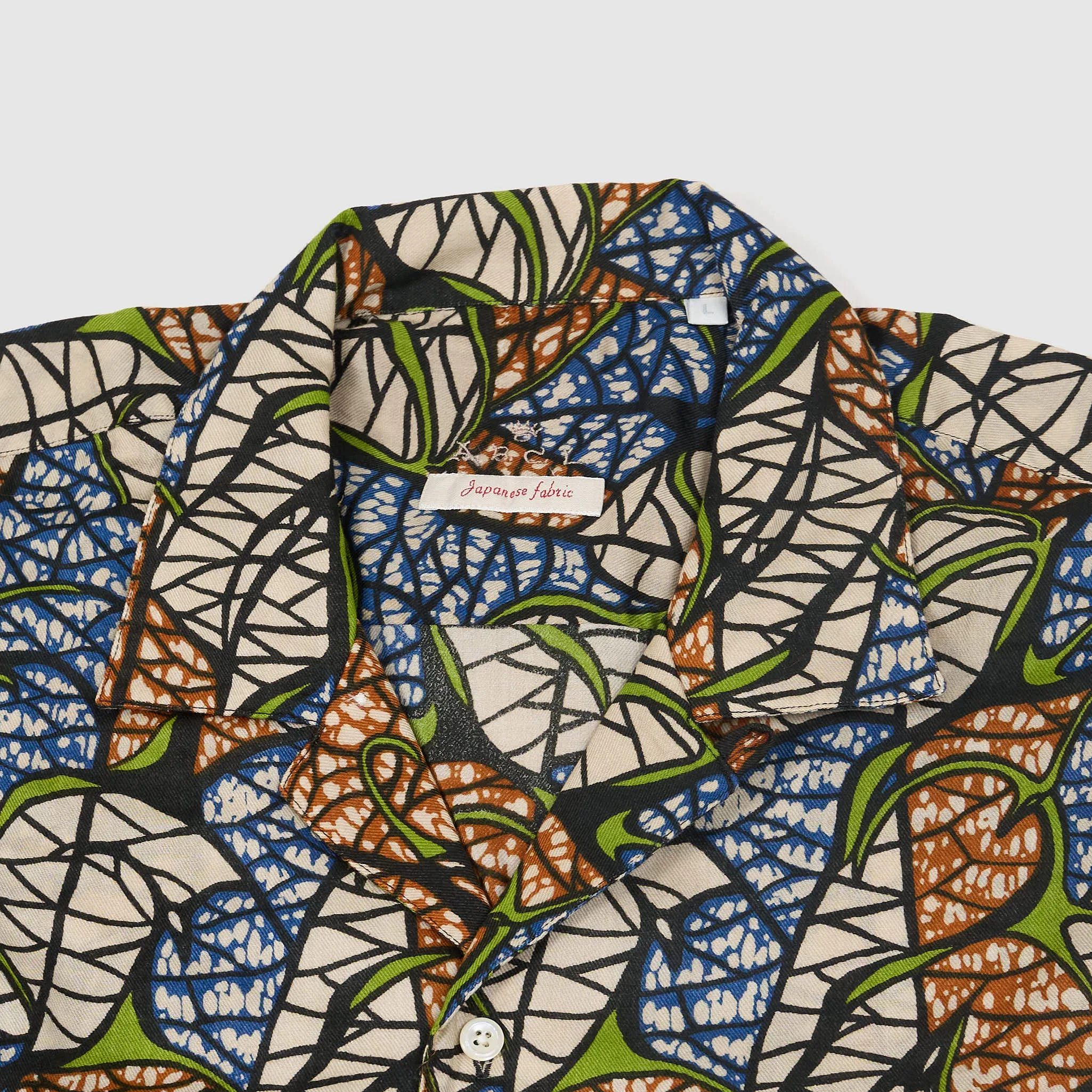 A.B.C.L Short Sleeve Printed Camp Collar Shirt