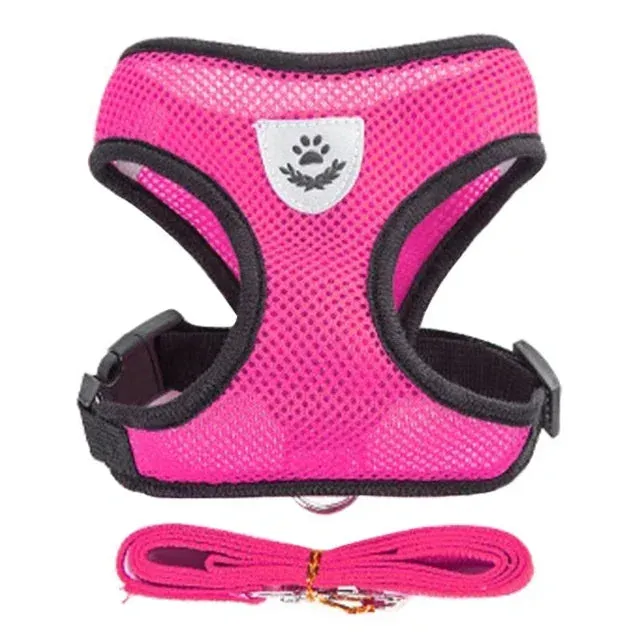 Adjustable Cat & Dog Harness Vest