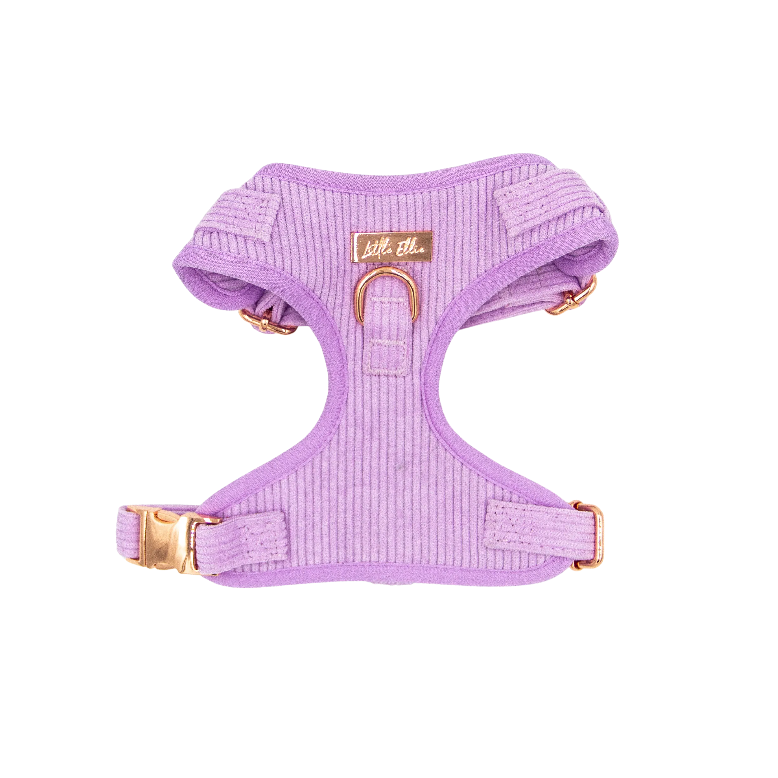 Adjustable Dog Harness LUXE| Lilac Corduroy