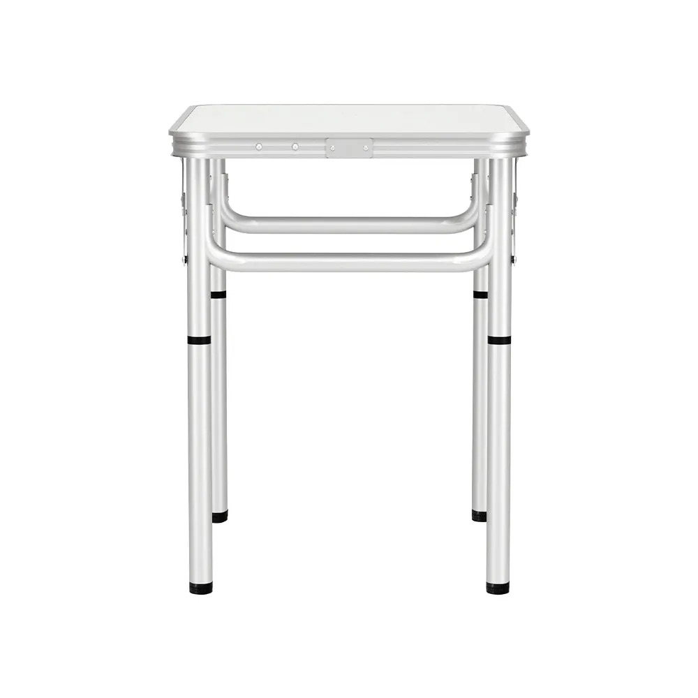 Adjustable Lightweight Folding Camping Table 60CM with Portable Outdoor Picnic Desk