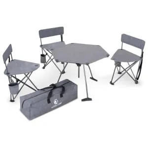 Alpha Camp Portable Folding Camping Chair & Table Set
