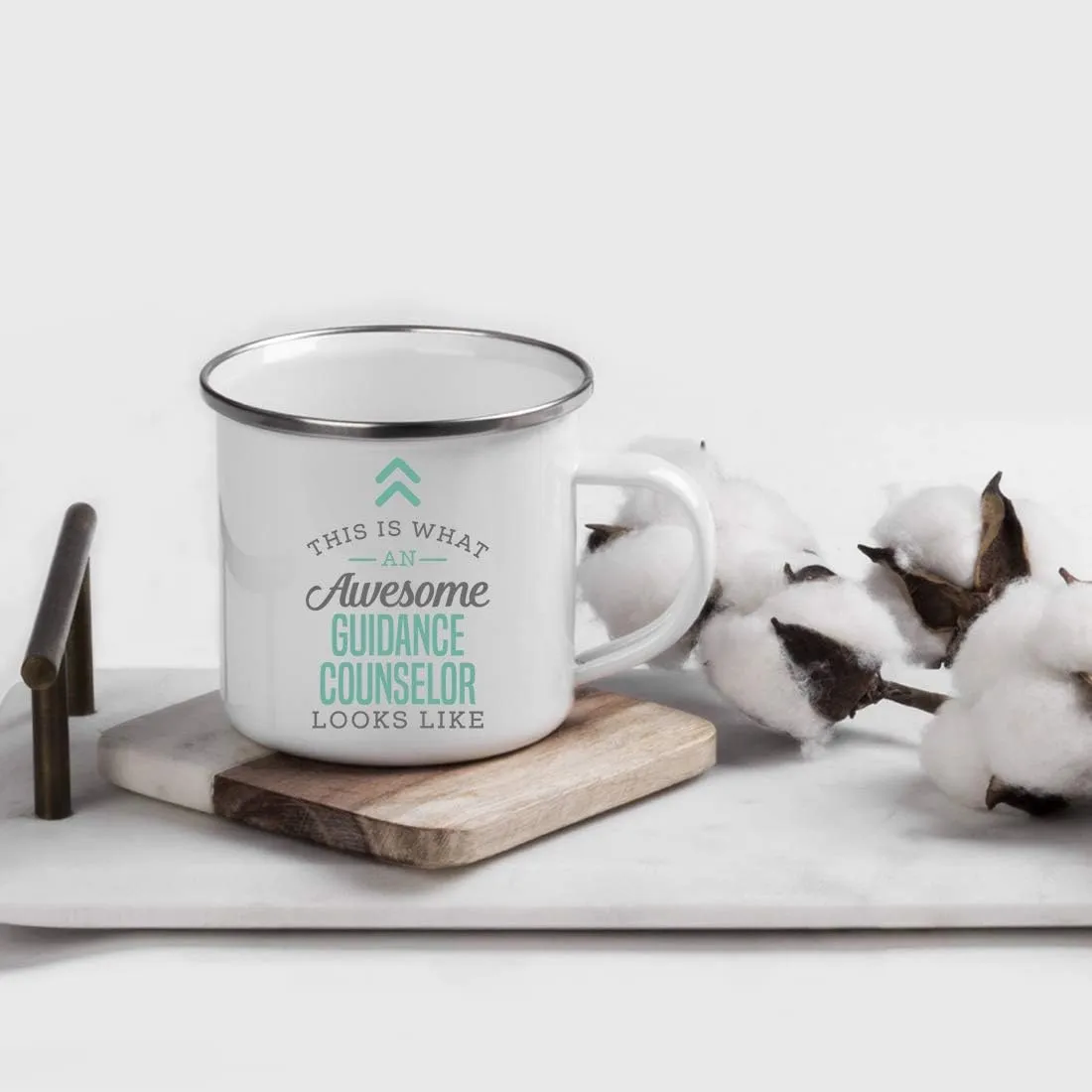 Andaz Press 11oz. Stainless Steel Campfire Coffee Mug Gift, This is What an Awesome Guidance Counselor Looks Like, 1-Pack, Birthday Gift Ideas Coworker Him Her, Includes Gift Box