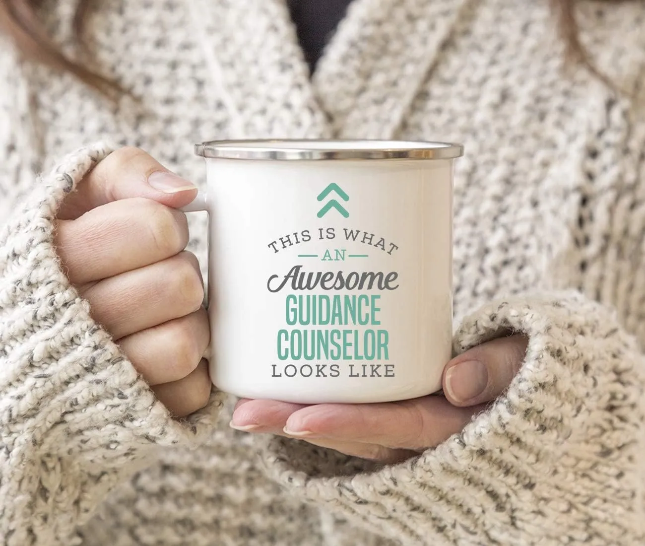 Andaz Press 11oz. Stainless Steel Campfire Coffee Mug Gift, This is What an Awesome Guidance Counselor Looks Like, 1-Pack, Birthday Gift Ideas Coworker Him Her, Includes Gift Box