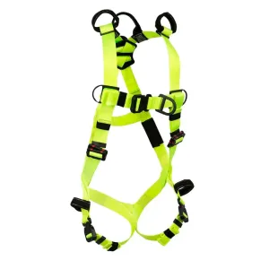 Arc Flash Full Body Retrieval Harness, SL 3D, SL Shoulder D’s, DE QC Chest, DE FD, DE QC Legs