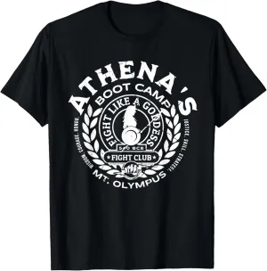 Athena's Boot Camp | Greek Mythology | Olympus Lore Goddess T-Shirt