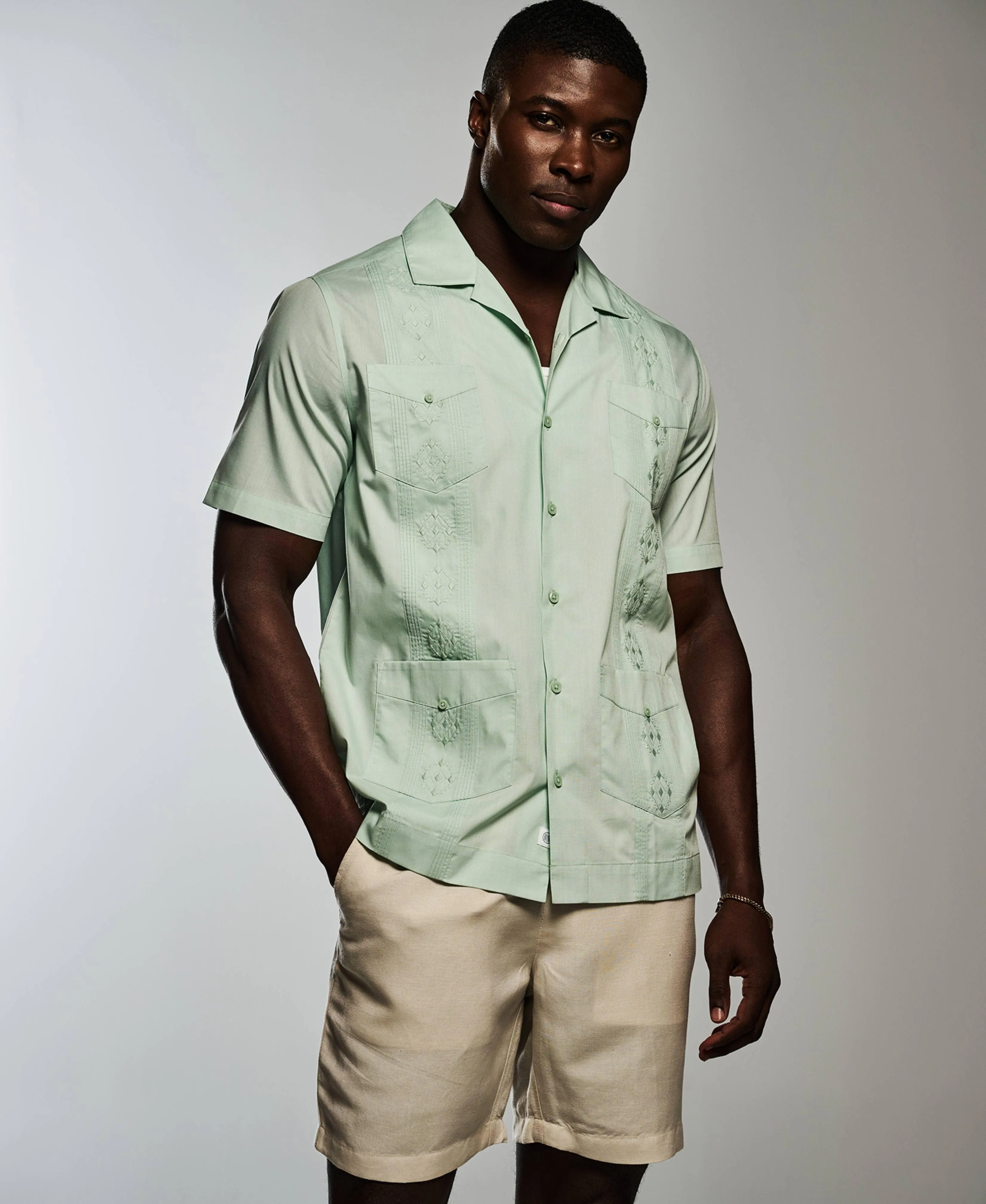Authentic Embroidered Guayabera Shirt