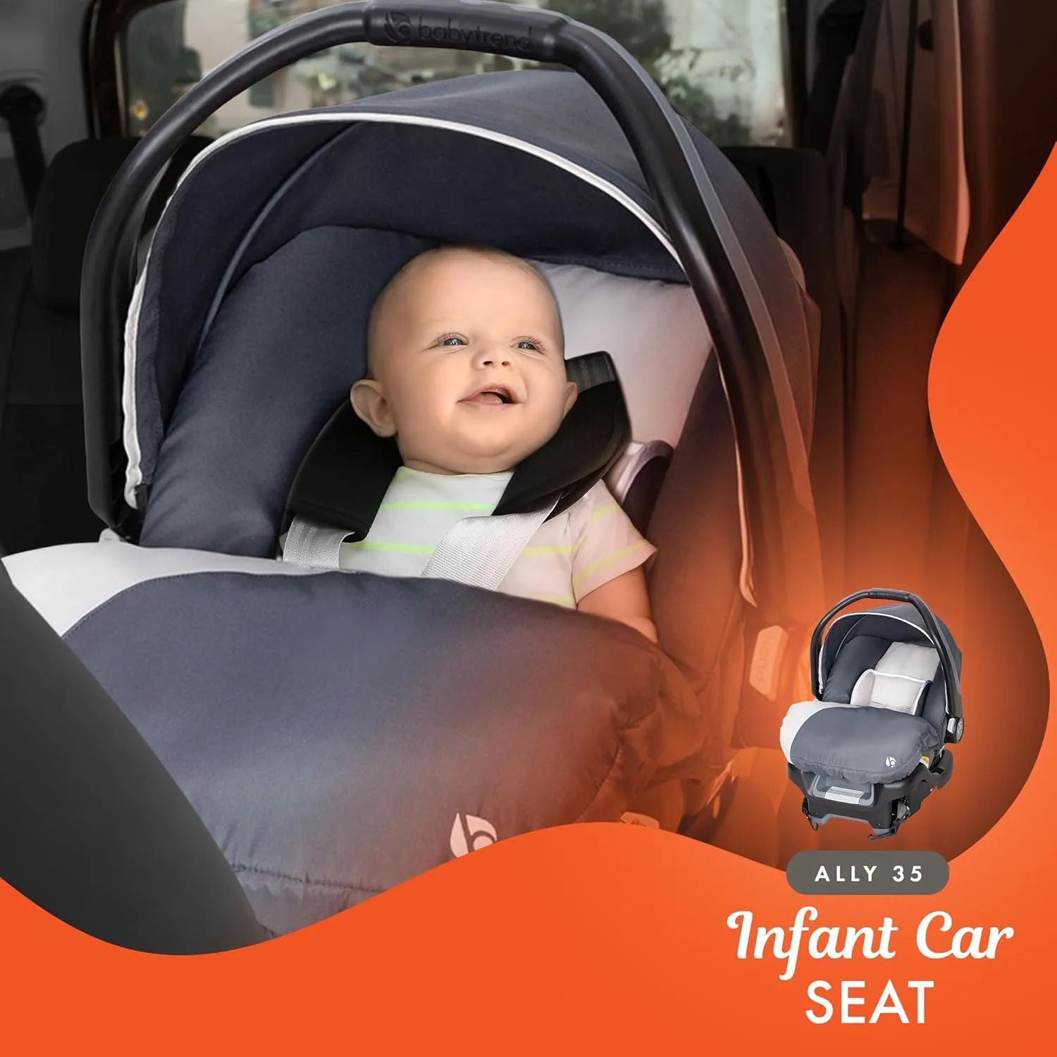 Baby Trend Infant and Toddler Double Stroller & Car Seat Combo, 2 Pc Set, Magnolia - Portable and Lightweight Stroller Duo and Car Seat Travel System Tandem