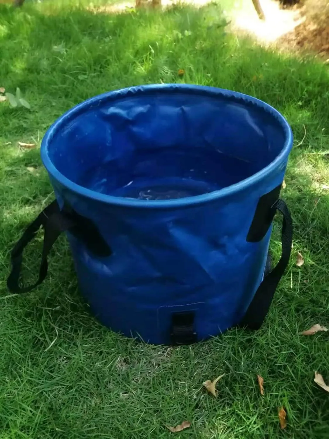 BANCHELLE Collapsible Camping Bucket with Lid 5 Gallon for Traveling Fishing Gardening
