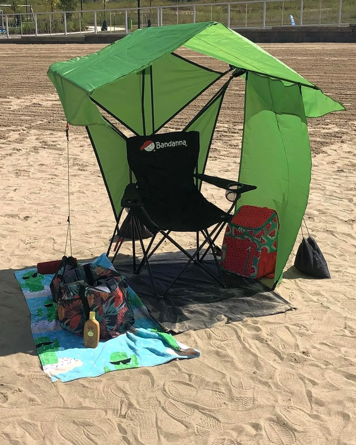 Bandanna Sun Shade (Red)