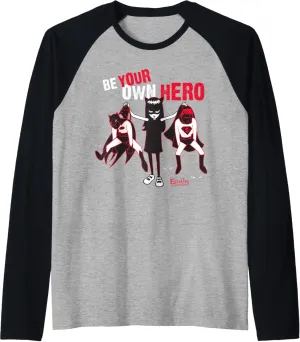 Be Your Own Hero Raglan Baseball Tee