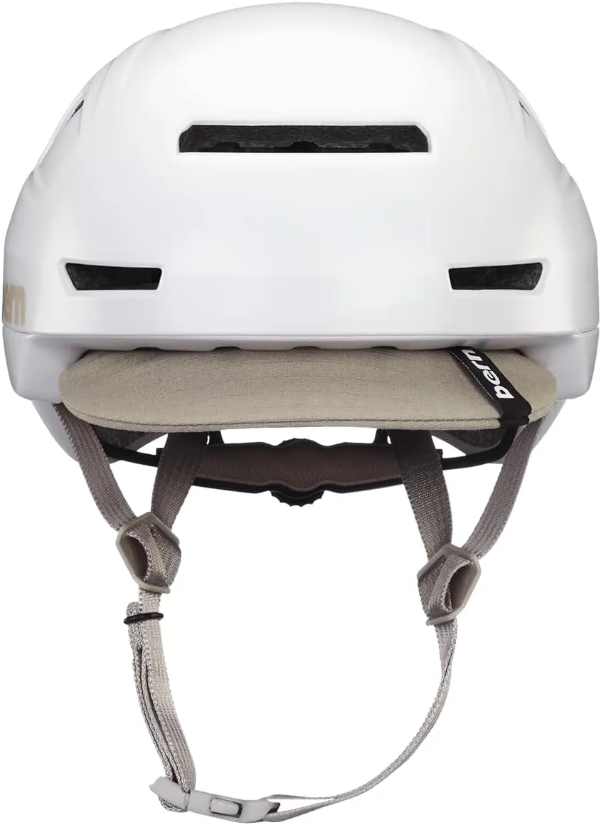 Bern Hudson Commuter Bike Helmet with MIPS, Rated for E-Bike, Integrated LED Rear Light and U-Lock Compatibility