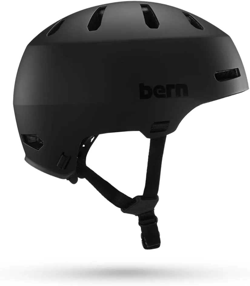 Bern Macon 2.0 Adult Multisport Helmet for Bike, Skateboard, Scooter