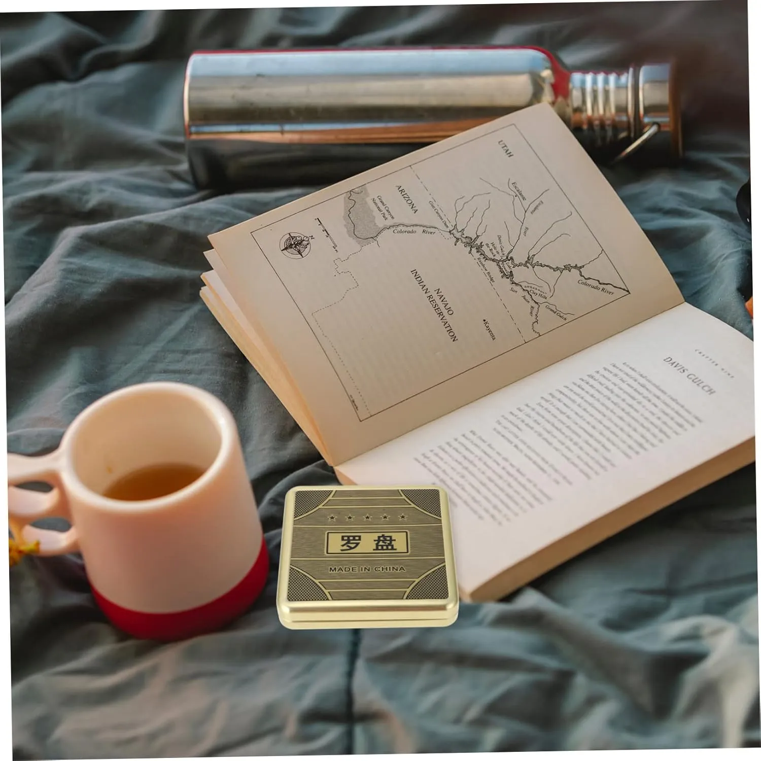 BESPORTBLE Feng Shui Compass Portable Pan Compass for Outdoor Navigation Durable Design Chic Retro Style Easy to