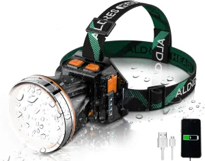 BGFHome Rechargeable Headlamp USB Motion Sensor Headlight,LED Super Bright HeadLamps for Adult Waterproof Torch Headlamp Flashlights for Outdoor Garden Mining Campin(Motion Sensor)