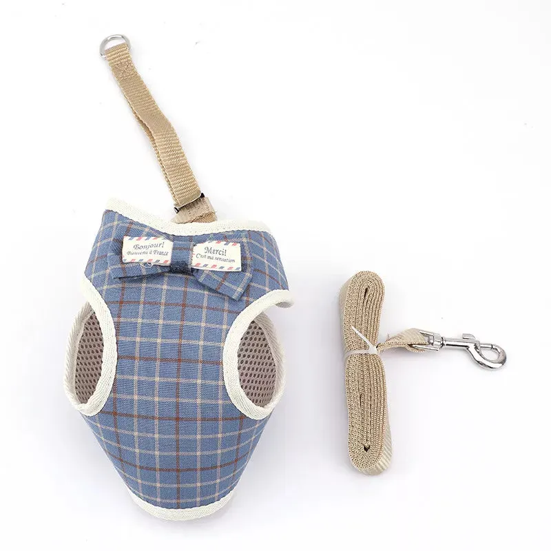Bowknot Cat Harness & Leash Set