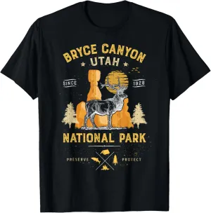 Bryce Canyon National Park T shirt Vintage Utah Deer Elk T-Shirt