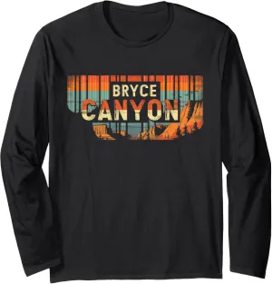 Bryce Canyon - US National Park Vintage Men Women Kids Utah Long Sleeve T-Shirt