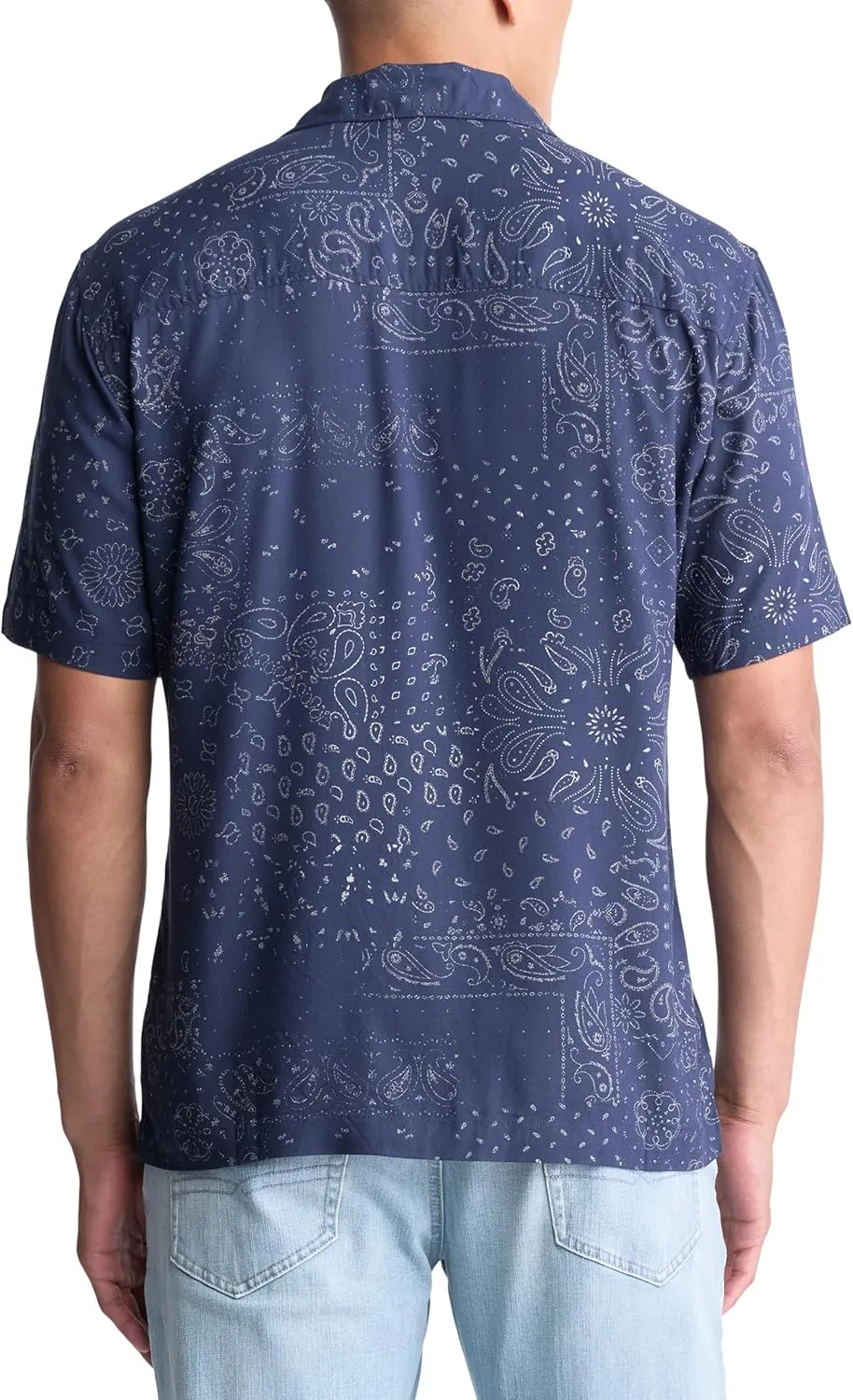 Buffalo David Bitton Men's Short Sleeve Printed Button Down