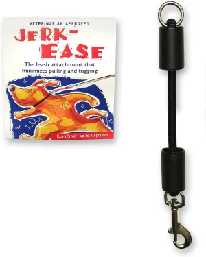 BUNGEE DOG LEASH EXTENSION – Patented Shock Absorber Attachment Protects You and Your Dogs – Works with ANY Leash & Collar or Harness – a MUST for Retractable Leashes – PICK SIZE/COLOR BELOW