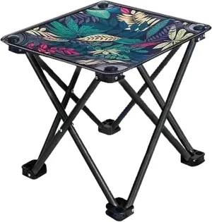 Camp Stool Folding Camping Stool Portable Seat Travel Little Stools for Camping Fishing Hiking Gardening