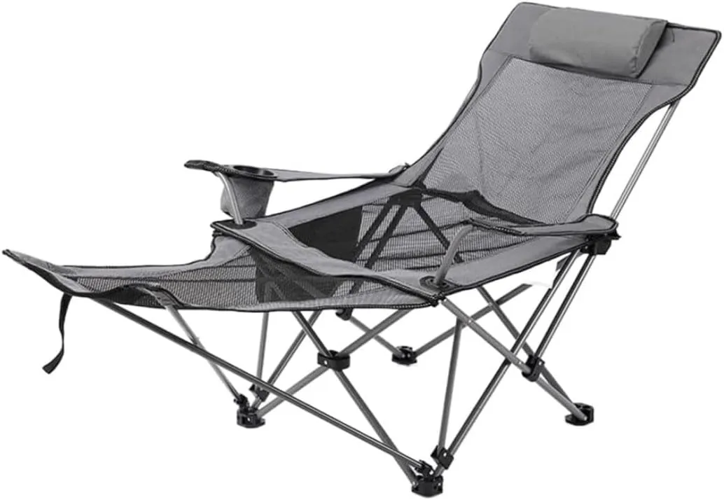 Camping Chair Camp Chair Folding Recliner Chair Camping Beach Sun Patio Chaise Lounge Chair Pool Lawn Lounger s Outdoor Fishing Chair