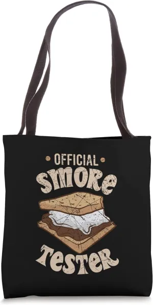 Camping Official Smore Tester S'mores Smores Marshmallows Tote Bag