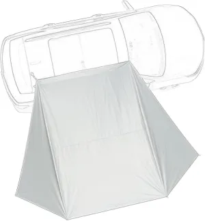 Camping Tent Car Tailgate Shade Awning with Storage Bag, Tear-Resistant, Waterproof 8000MM UPF 50 , Canopy for Outdoor Camping Travel(White)