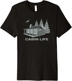 Camping Wilderness Forest Trees Nature Outdoors Premium T-Shirt