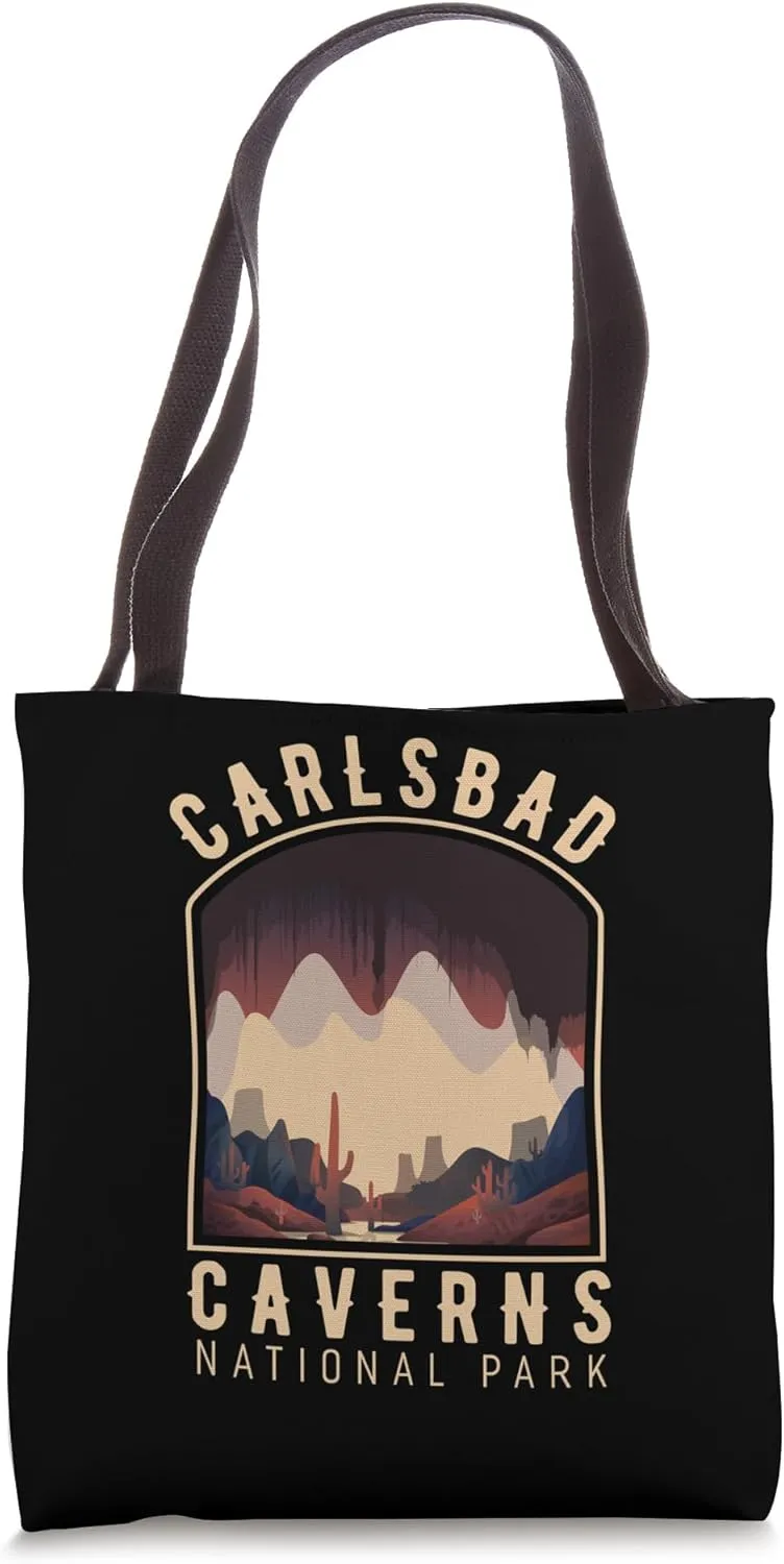 Carlsbad Caverns Shirt Mexico National Park Apparel Carlsbad Tote Bag