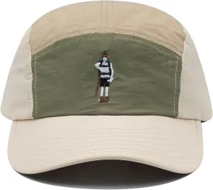 CLAPE 5 Panel Cap Curved Bill Dad Golf Cap Waterproof Nylon Hat Stylish Embroidered Baseball Cap Hip Pop Dancing Snapback Cap