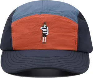 CLAPE 5 Panel Cap Curved Bill Dad Golf Cap Waterproof Nylon Hat Stylish Embroidered Baseball Cap Hip Pop Dancing Snapback Cap