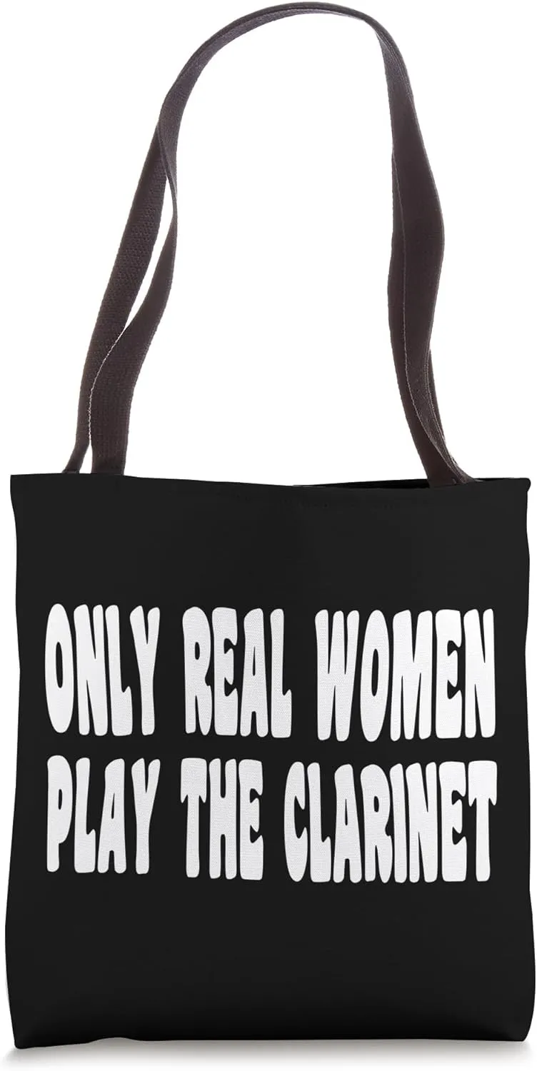 Clarinet Marching Band Orchestra Woodwind Camp Funny Tote Bag