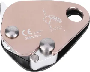 Climbing Descender, Rope Grab Stopper Climbing Descender Gear for Mountaineering