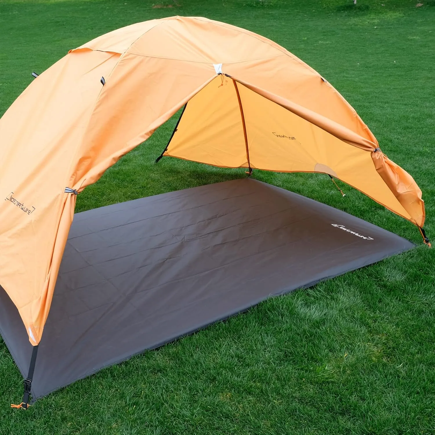 Clostnature Tent Footprint - Waterproof Camping Tarp, Heavy Duty Tent Floor Saver, Ultralight Ground Sheet Mat for Hiking, Backpacking, Hammock, Beach - Storage Bag Included