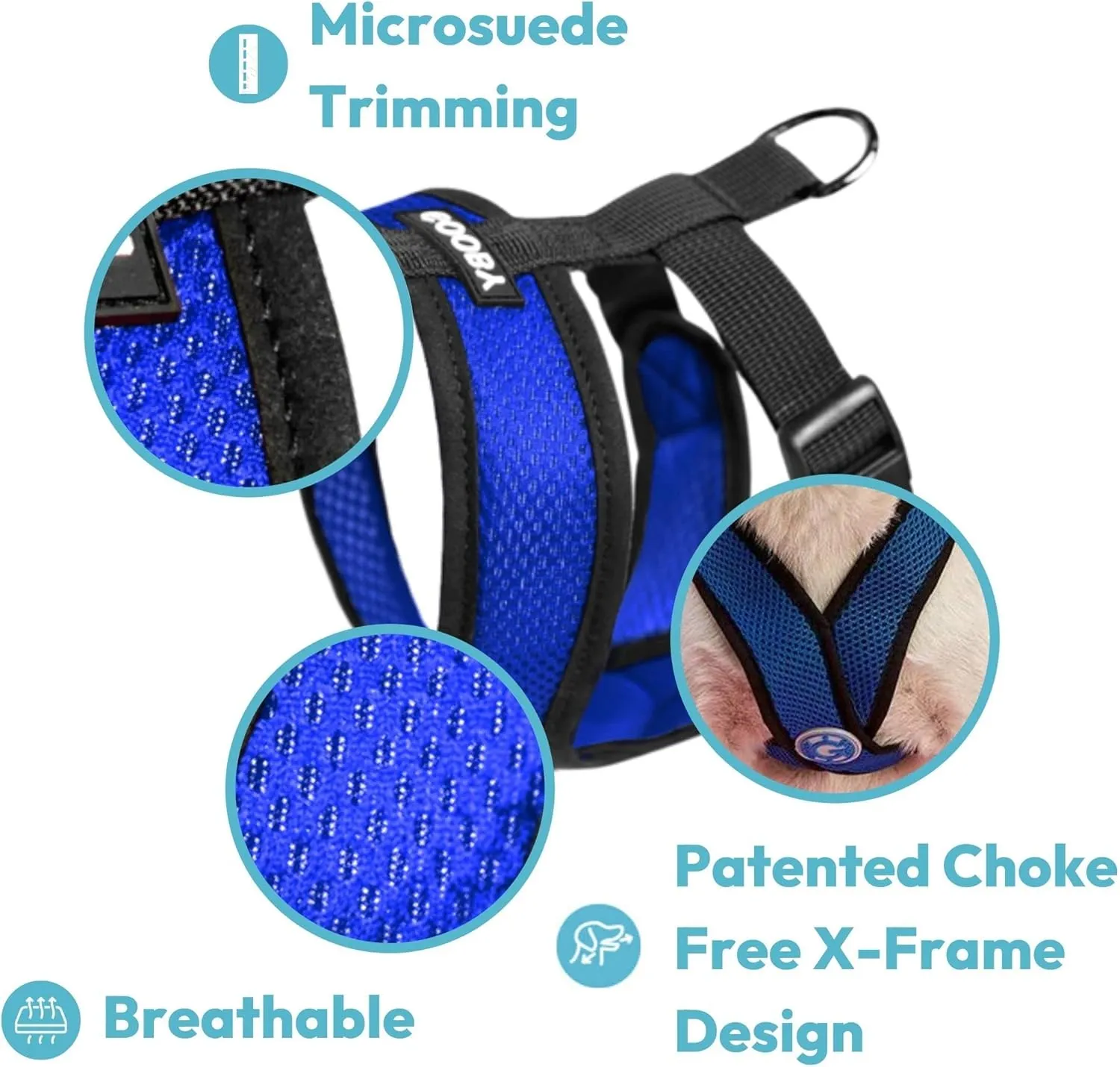Comfort X Dog Harness by Gooby - Green