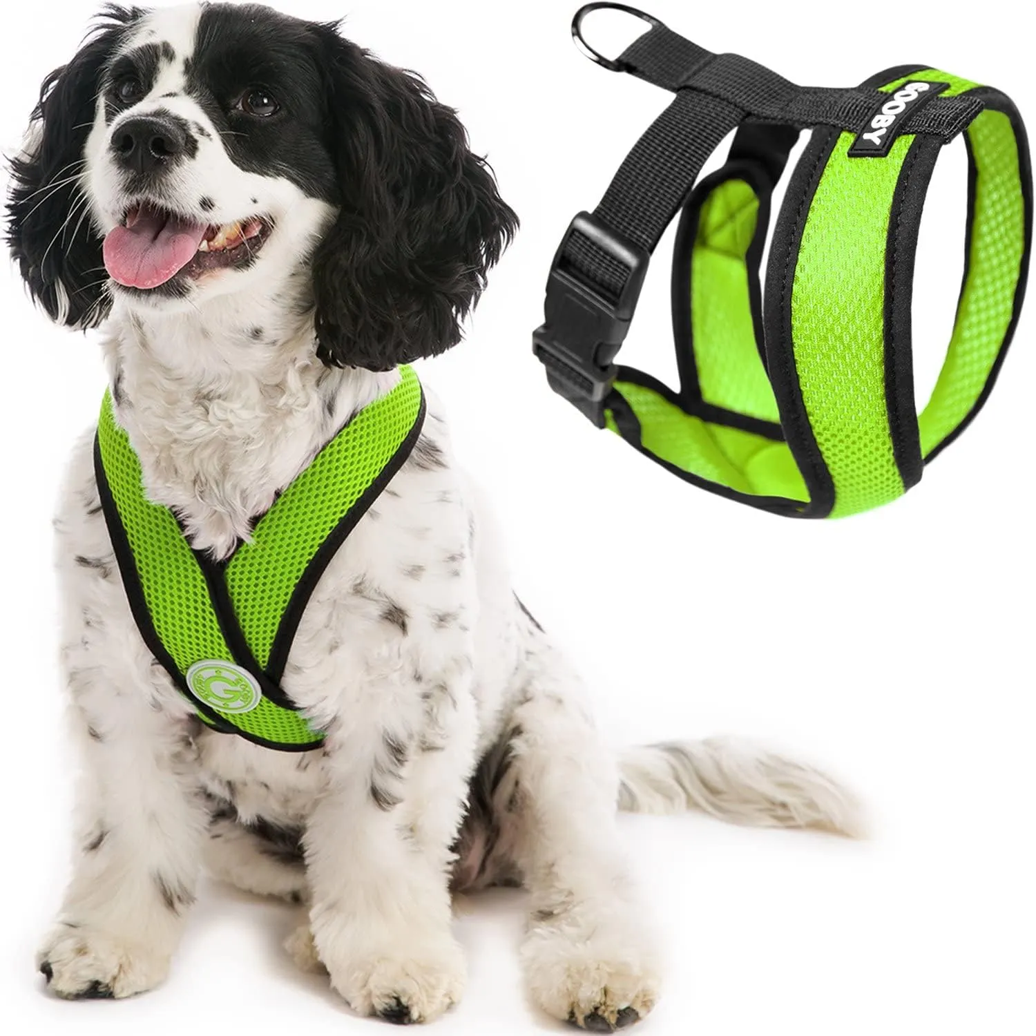 Comfort X Dog Harness by Gooby - Green