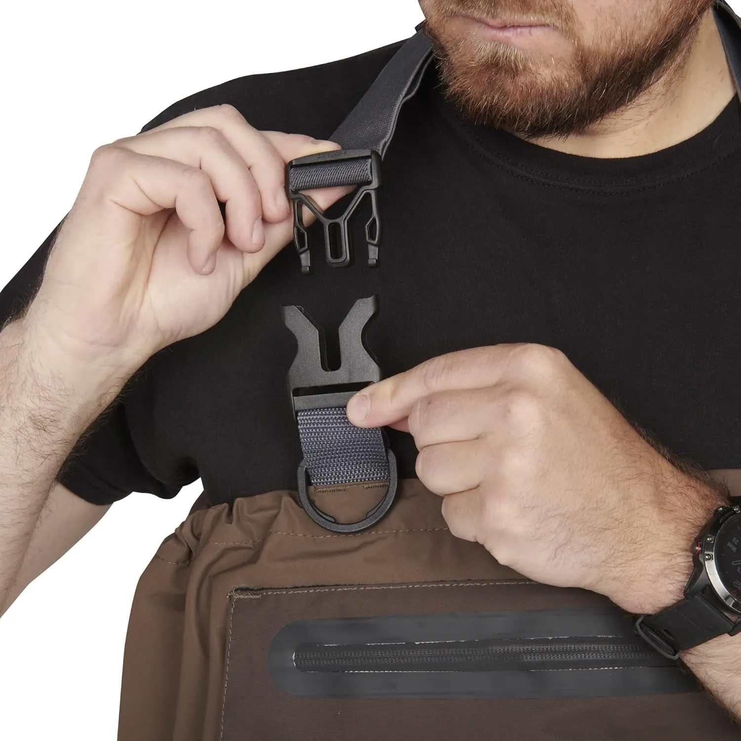 Compass 360 Fly Fishing Waterproof Deadfall Stocking Foot Breathable Chest Wader for Adults (Regular & Stout Sizing)