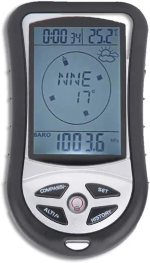 Compass, 8-in-1 Handheld Altitude Gauge Professional Field Compass Electronic Navigation Compass Barometer Portable High Precision for Outdoor Survival Hiking