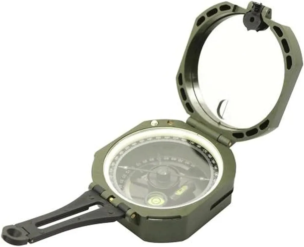 Compass Hiking, Professional Geological Compass Handheld Lightweight Outdoor Military Compass for Measuring Slope Distance Compass