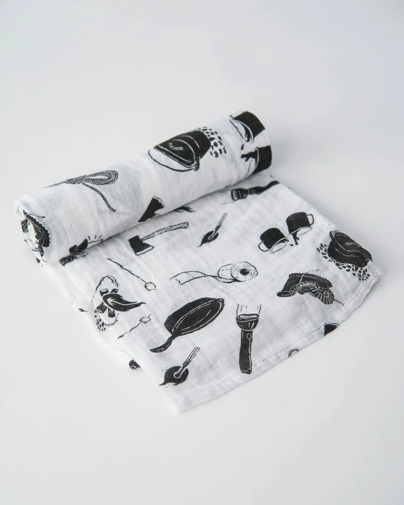 Cotton Muslin Single Swaddle - Camp Gear