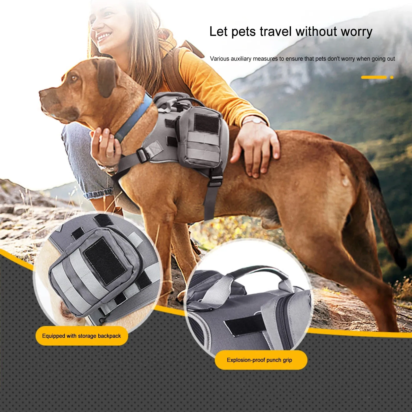 Creative Breathable Dog Tactical Harness