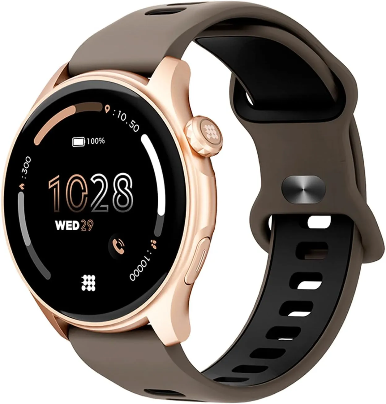Cubitt Aura Smartwatch/Fitness Tracker with 1.43" Touch AMOLED Screen, Bluetooth Calling, 60  Sports, Blood Oxygen, Heart Rate, Stress/Sleep Monitor, Waterproof, Step Counter, Compass Support